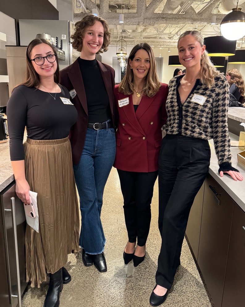 Her Workplace members networking at a private NYC event